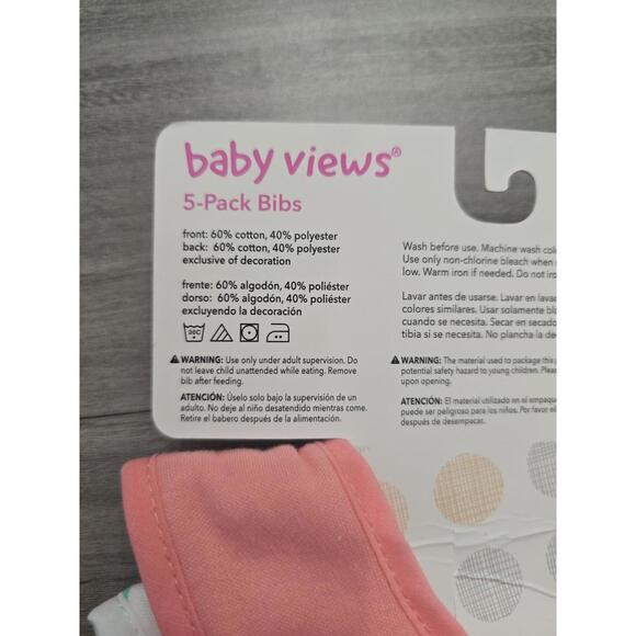 Baby Views 5-Pack Bibs - Picture 7 of 7